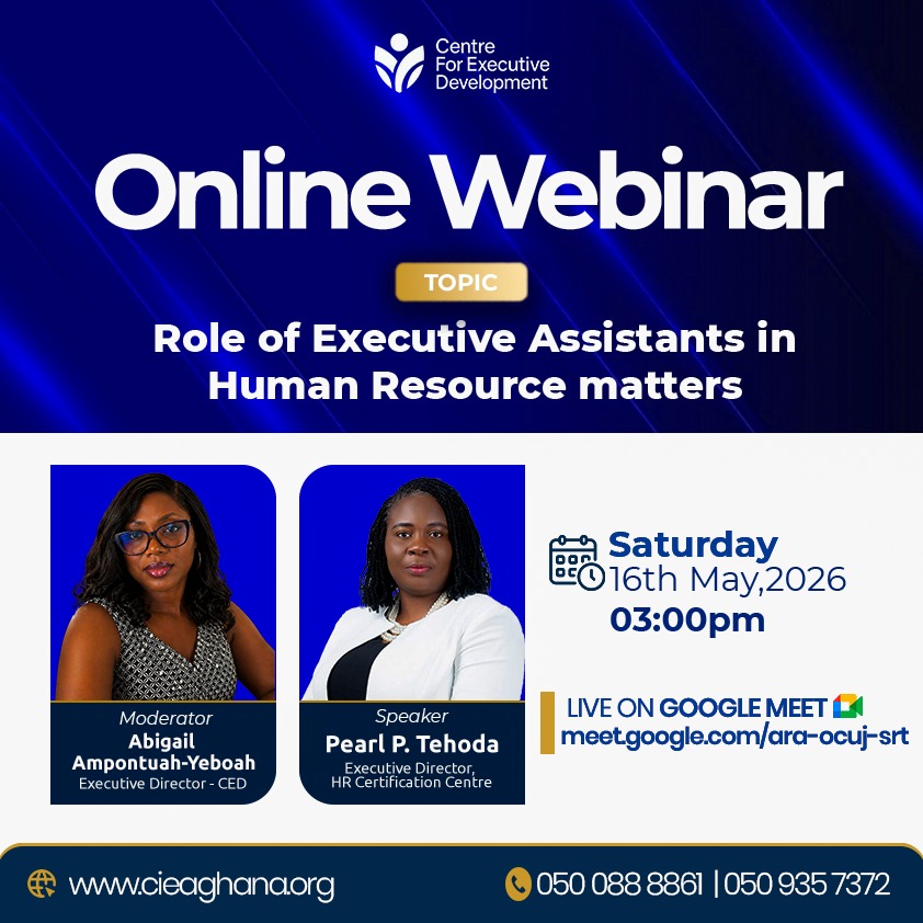 Free Webinar : The Role of Executive Assistants in Human Resource matters  